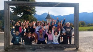 Gruppenfoto in der Idylle